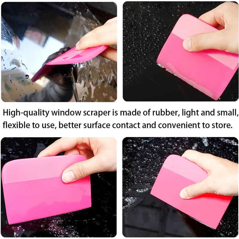 PPF Squeegee Car Soft Rubber Scraper Anti-Scratch Film Window Tint Tools Vinyl Wrap Silicone Squeegee Glass Water Wiper