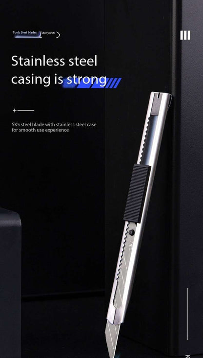 Deli 2034 Utility knife Metal Art Supplies
Blade Stainless Steel Paper And Office Knife Diy Art
Cutter Knife