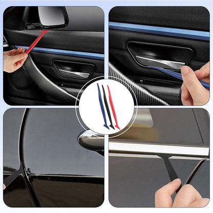 4Pcs Car Vinyl Wrap Tool Kit Flexible Micro Stick
Corner Squeegee Curves Slot Tint Tucking Tool with
Different Hardness