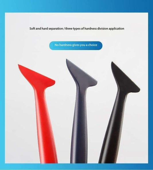 4Pcs Car Vinyl Wrap Tool Kit Flexible Micro Stick
Corner Squeegee Curves Slot Tint Tucking Tool with
Different Hardness
