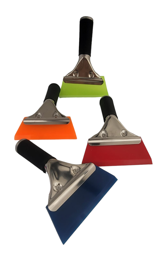 Auto Tools Window Tints Steel Wiper Wrap Vinyl Glass Water Wiper Film Scraper Squeegee Auto Install Household Cleaning Tool