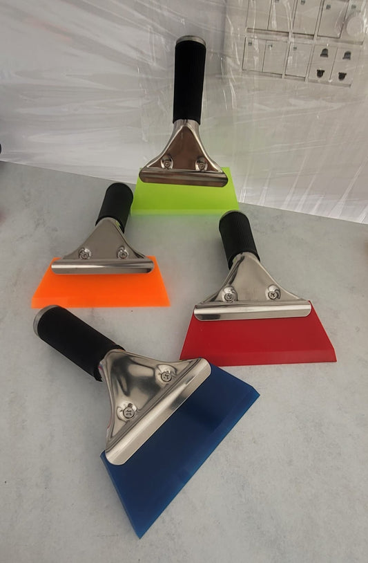 Auto Tools Window Tints Steel Wiper Wrap Vinyl Glass Water Wiper Film Scraper Squeegee Auto Install Household Cleaning Tool